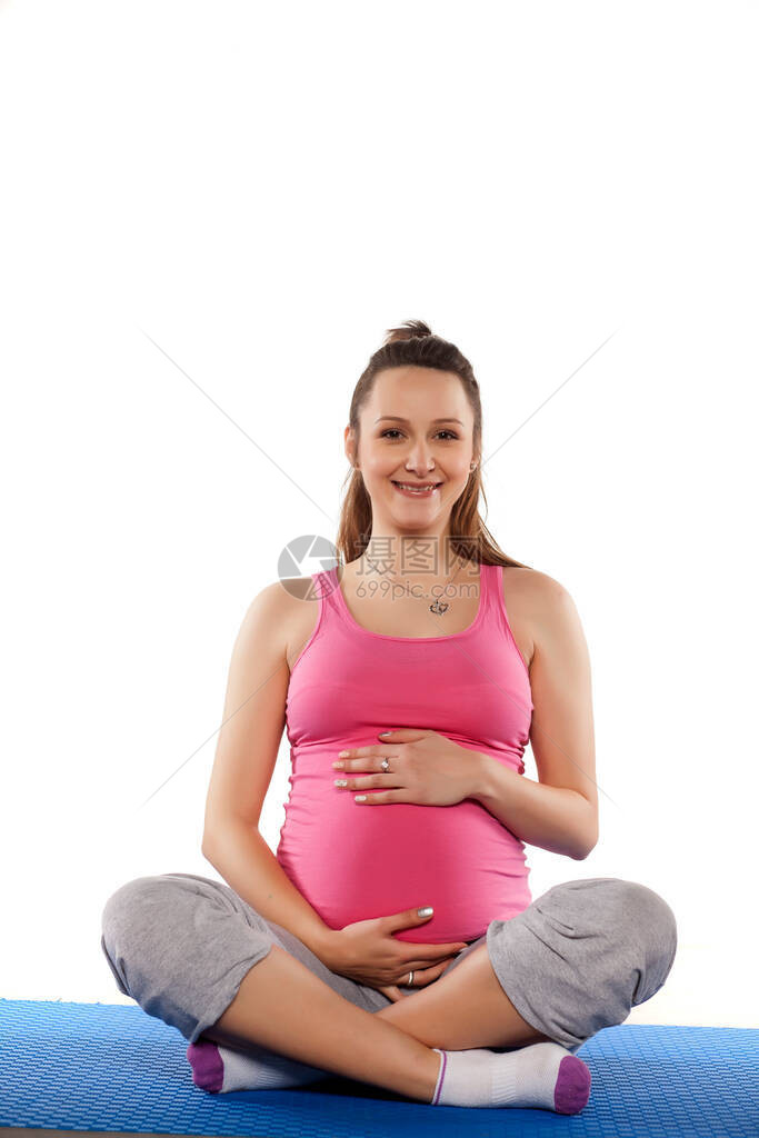 坐姿的孕妇图片