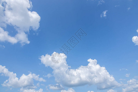 太阳蓝天和云彩背景图片