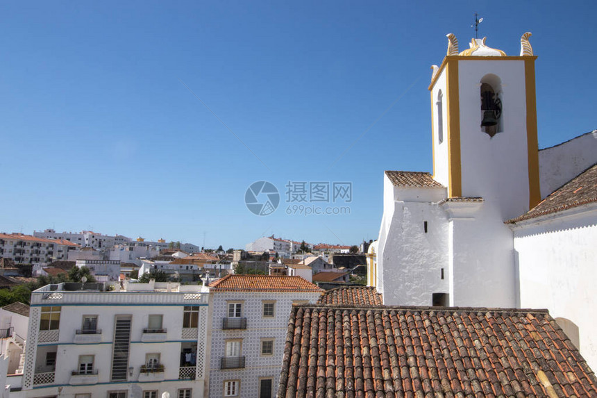 葡萄牙塔维拉市圣地亚哥的基图片