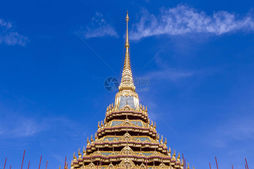 泰国神庙顶屋天图片