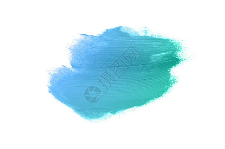 漆台元素白背景上孤立的口红或丙烯漆的毛和纹理唇膏或液体指甲油手表模样美容化妆设计元素绿色蓝插画