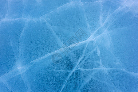 美丽的贝加尔湖蓝冰图片