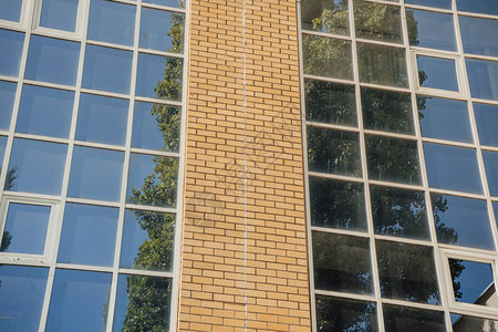现代建筑windows办公大楼为背景现代办图片