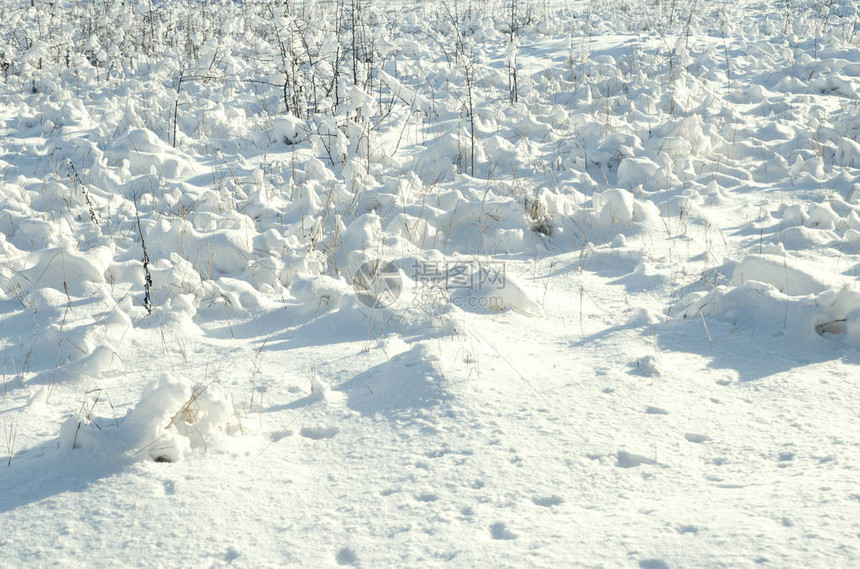 雪地抽象背景图片