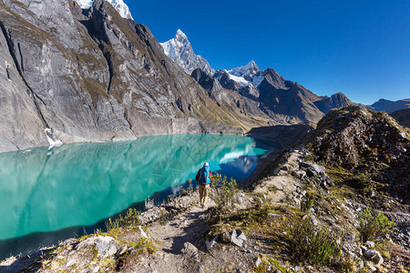 秘鲁南美洲CordilleraHuayhuash的图片