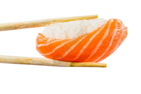 无缝模式与寿司食物抽象背景飞行寿司生鱼片和白图片