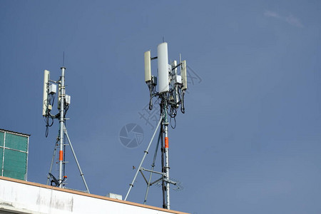 3G4G5G细胞天线5G蜂窝天线大楼屋顶上小图片