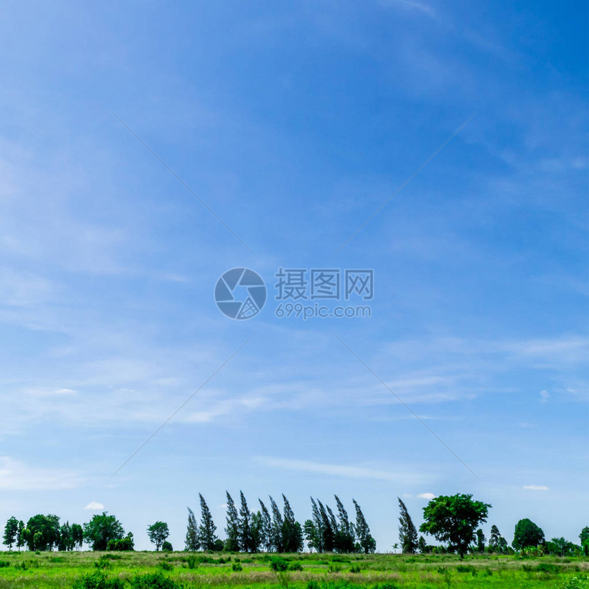 蓝天白云清理日和早上好天气图片