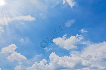 蓝天背景和云彩图片