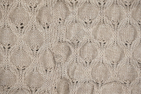 编织的羊毛纺织品材料背景白色天然纹理白棉图片