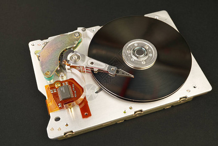 HDD硬盘硬盘驱动器或固定磁盘是一种机电数据存储设备图片