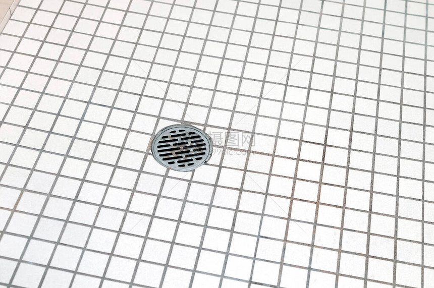 浴室地板和浴室排水管图片