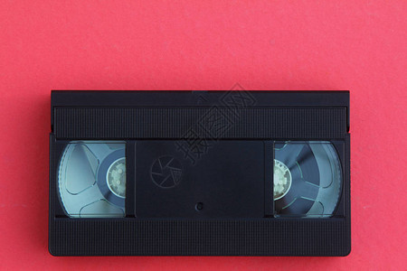 VHS录像带的堆叠作为背景旧录相图片