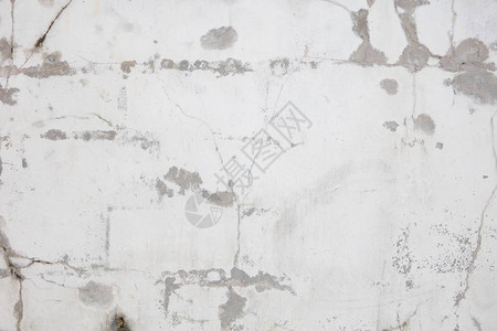 Grunge混凝土水泥墙与裂缝图片