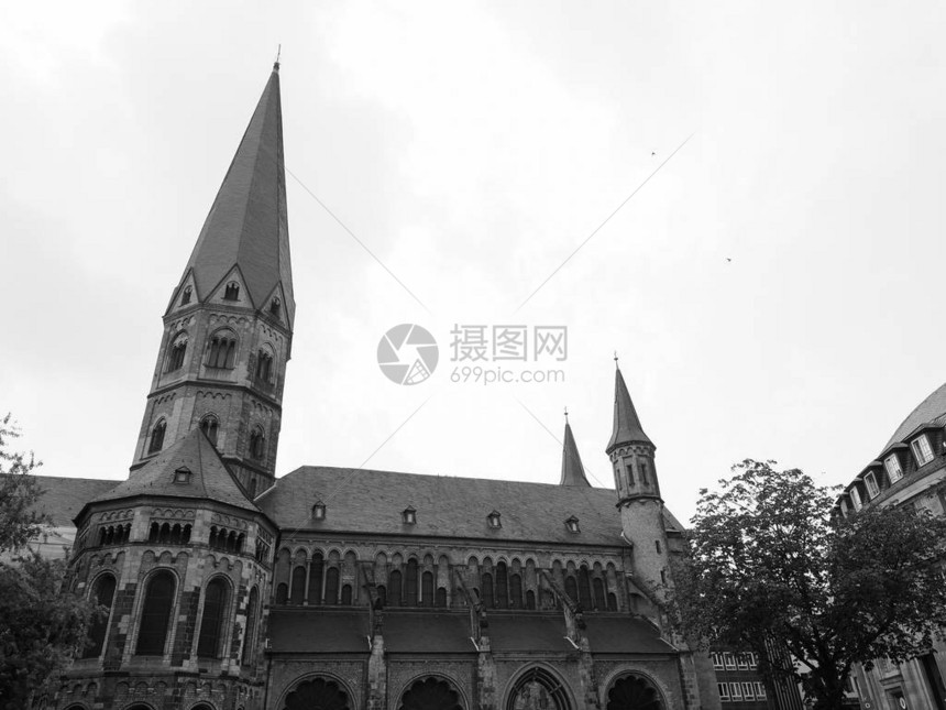 Muenster意思是波恩牧师Basilica教堂图片