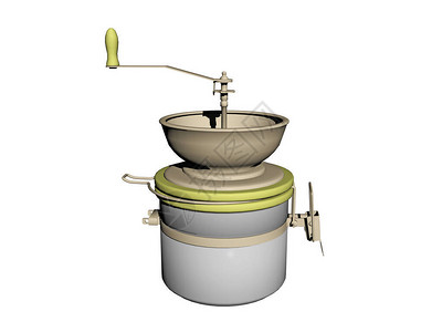 咖啡和谷物研磨机图片
