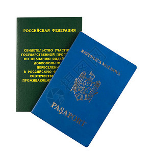 俄罗斯联邦海外侨胞自愿安置援助计划参与者证书高清图片