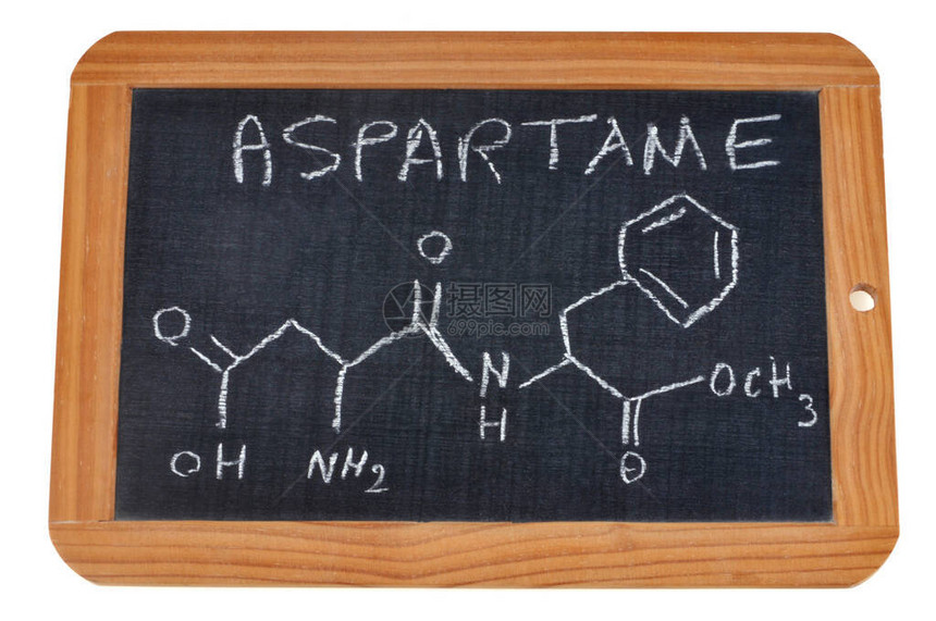 学校石板上阿斯巴甜的化学方程式图片