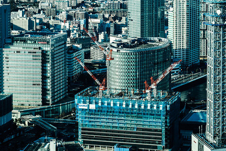 横滨港未来建设工地图片