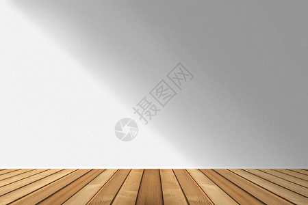 灰色空白混凝土墙模型木地板背景图片
