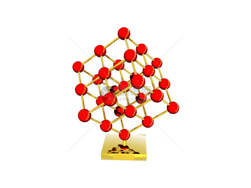 具有原子的Atomcubu图片