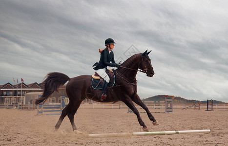 马术运动骑马的女人图片