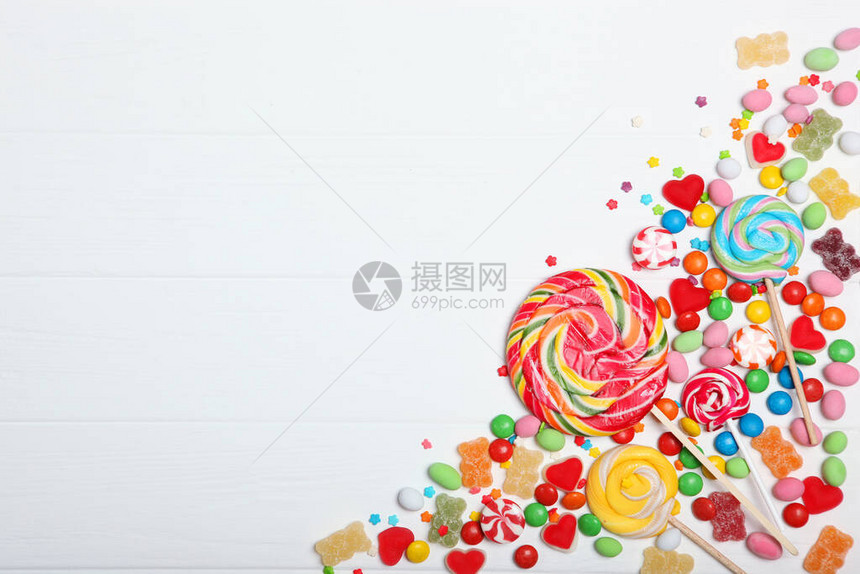 糖果和甜食背景图片