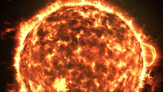 太阳与大型太阳爆炸图片