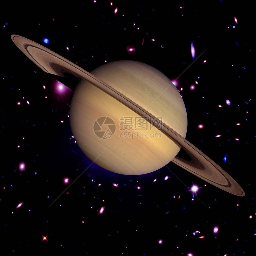 土星太阳系美国航天局提供图片