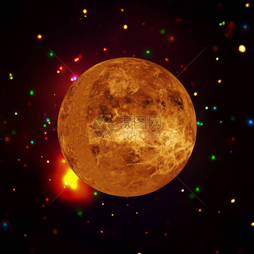 金星由美国航天局提供的这图片