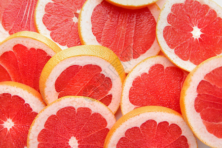 鲜切葡萄柚为背景图片
