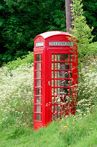 农村传统的红线电话箱这些老摊子越来难找了图片