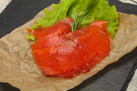 切菜鲑鱼肉片小图片