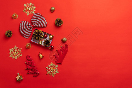 圣诞快乐红的圣诞节装饰品新年20图片
