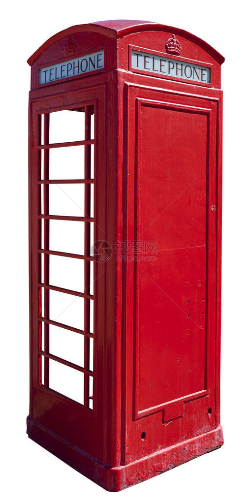 隔绝的伦敦红色电话亭隔绝的图片
