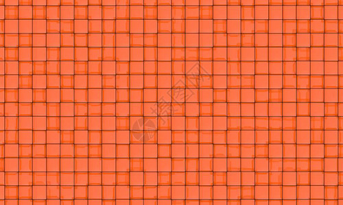 橙色瓷砖的背景3d渲染图片
