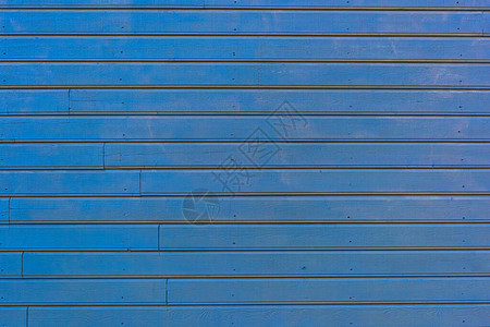 蓝漆的木墙图片