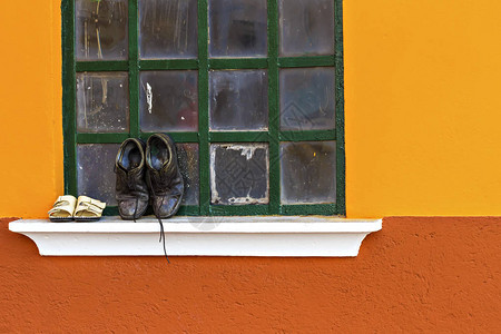 意大利布拉诺著名的五颜六色的布拉诺房屋布拉诺岛图片