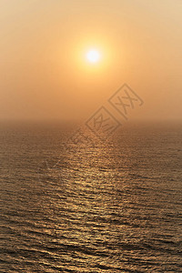 印度的海面日落阿图片
