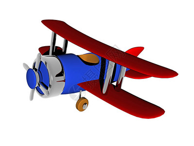 带螺旋桨的旧双翼飞机背景图片