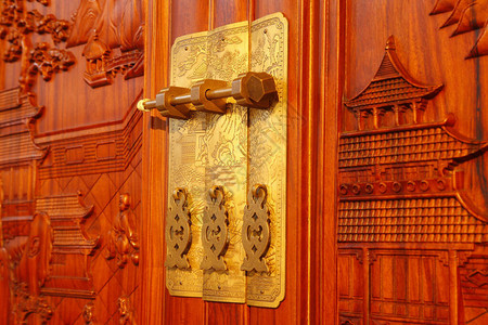 中式家具锁图片