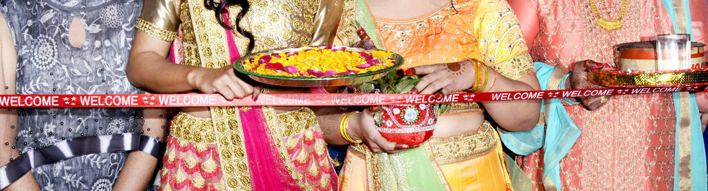 印地安人婚礼背景图片