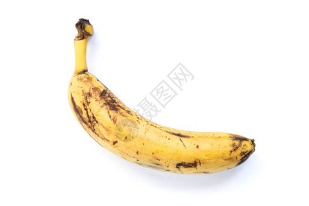 香蕉皮稍微变黑隔离图片