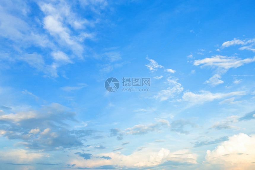 蓝天背景纹理与白云日落图片