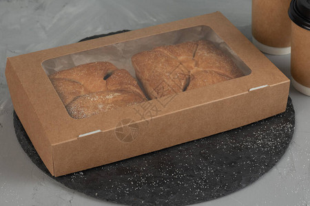 包装用于食品饮料和快递的纸盒包装图片
