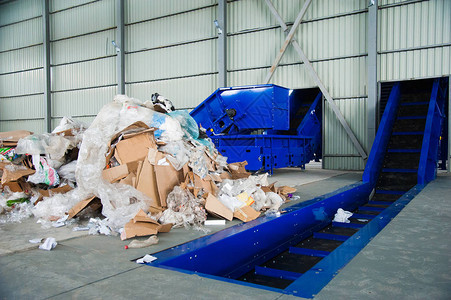 废物处理厂技术过程回收和储存废物以供进一步处理废物分图片