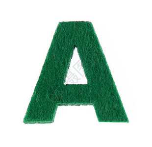 字母A是由白色背景的图片