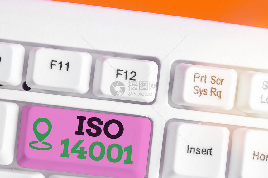 显示Iso14001的书写说明与环境管理相关的一系列标图片