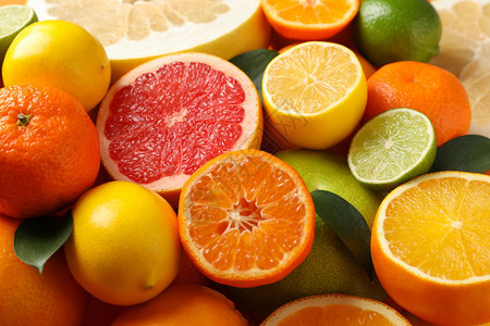 果汁柑橘柠檬水果素图片