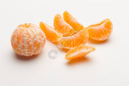 这是非常清爽橘子是一种非常容易用手去皮的水果背景